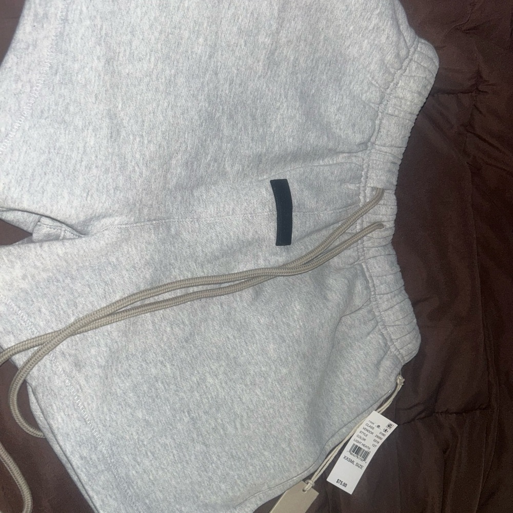 Fear of God Gray Athletic Shorts
